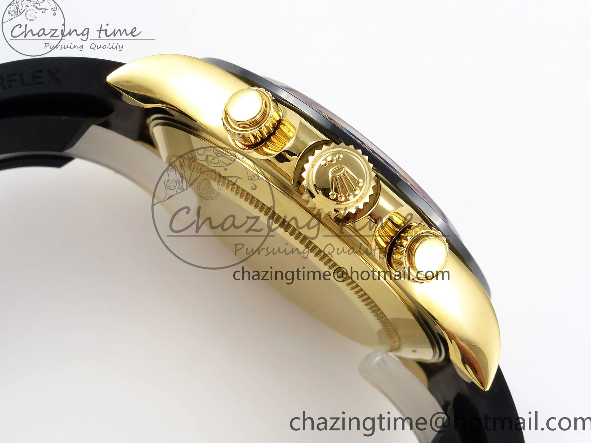 MiroTime 0117 Minimalist DAYTONA 116518 APSF 1:1 BEST EDITION WHITE DIAL ON OYSTERFLEX RUBBER STRAP SH 1781